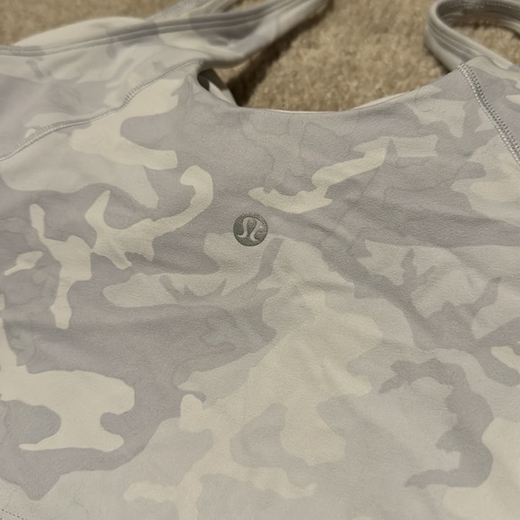 Lululemon Align Tank 14 white gray camo top - Picture 2 of 10
